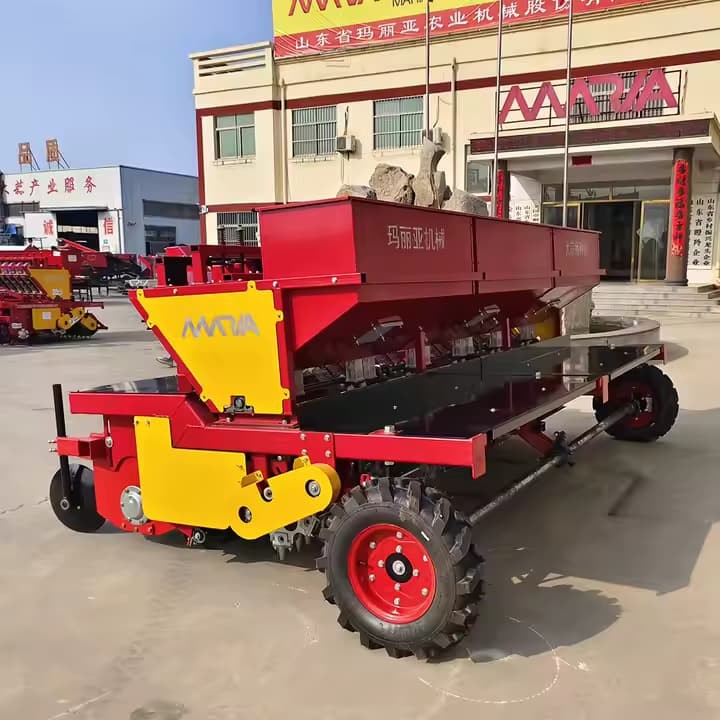 2025 New New OEM ODM Garlic Planter Adjustable Depth Manual Seed Spacing High Efficiency For Farm Garden Garlic Seeding Mahine