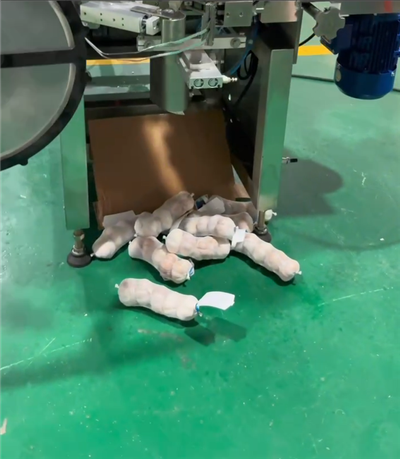 آلة تعبئة وتغليف أكياس الثوم الشبكية الأوتوماتيكية بالكامل آلة تعبئة وتغليف المحاذاة